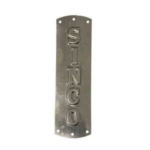 SINCO Sinclair Motor Oil Logo Metal Tin Sign Mini 5 Inch OG Oil & Gas